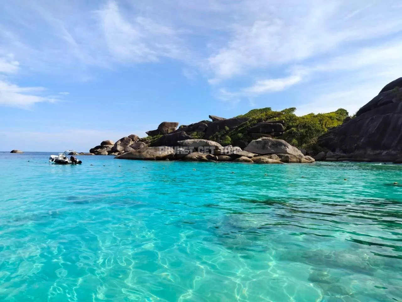 Симиланские острова на катере из Као Лак